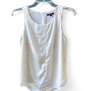 Apt. 9 Cream Fitted Sleeveless Tank Top Women’s XS | Business Casual Layering